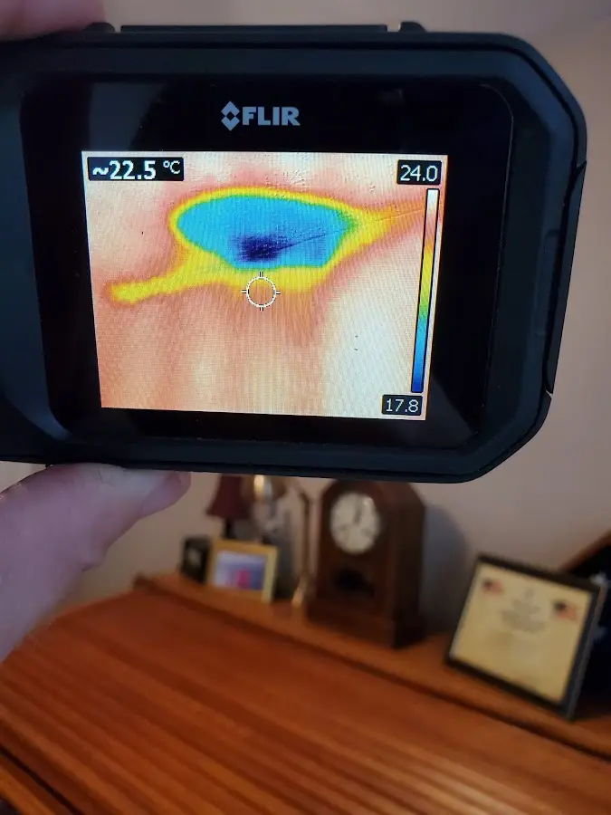 Thermal imaging inspection for water damage in Lovington